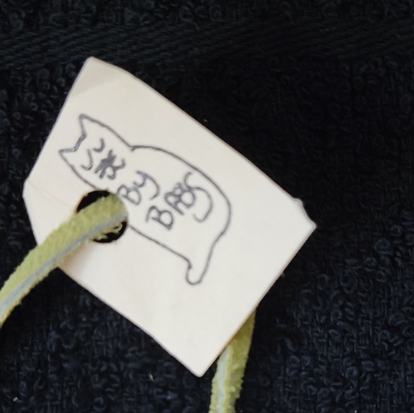 Set of 2 Small Unglazed Cermic Wall Plaques with Sayings by Babs NEW - Picture 6 of 6